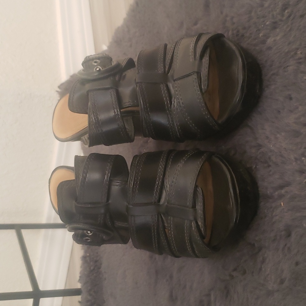 COACH Paddy sandal 👡 platform heels good used condition size 9 1/2